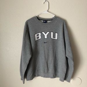 Nike Center Check BYU Crewneck Sweater